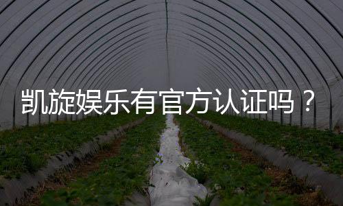 凯旋娱乐有官方认证吗？权威认证信息全解析