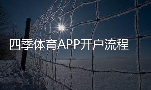 四季体育APP开户流程详解：新手注册、实名认证与充值安全指南