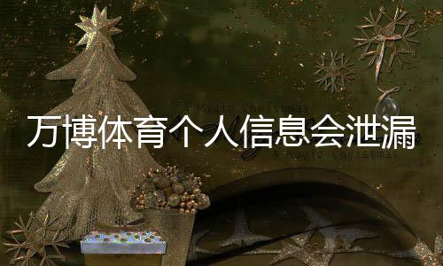 万博体育个人信息会泄漏吗？真相揭秘与全方位防护指南