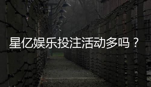 星亿娱乐投注活动多吗？资深玩家揭秘平台特色与优惠力度