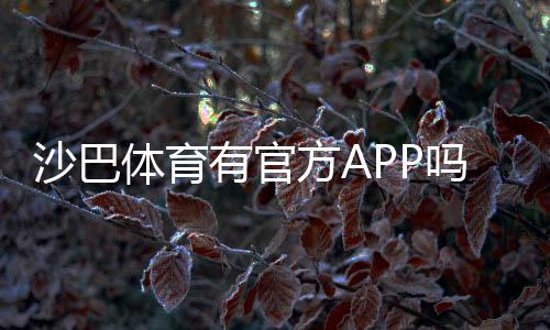 沙巴体育有官方APP吗?官方下载入口、安装教程与安全性全解析