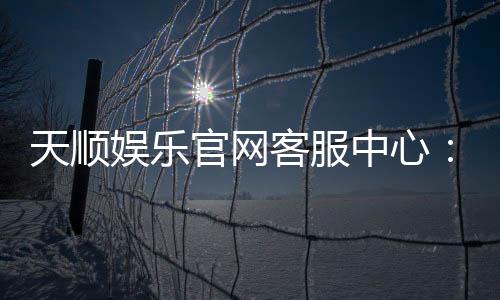 天顺娱乐官网客服中心：专业服务与高效解决方案指南