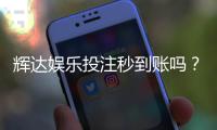 辉达娱乐投注秒到账吗？实测到账速度与平台优势解析